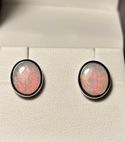 Barbie Pink Earrings -  Sterling Silver