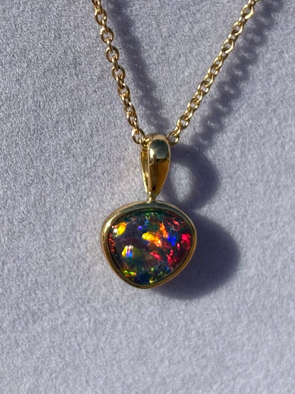 Cosmic Triplet Pendant - 9k