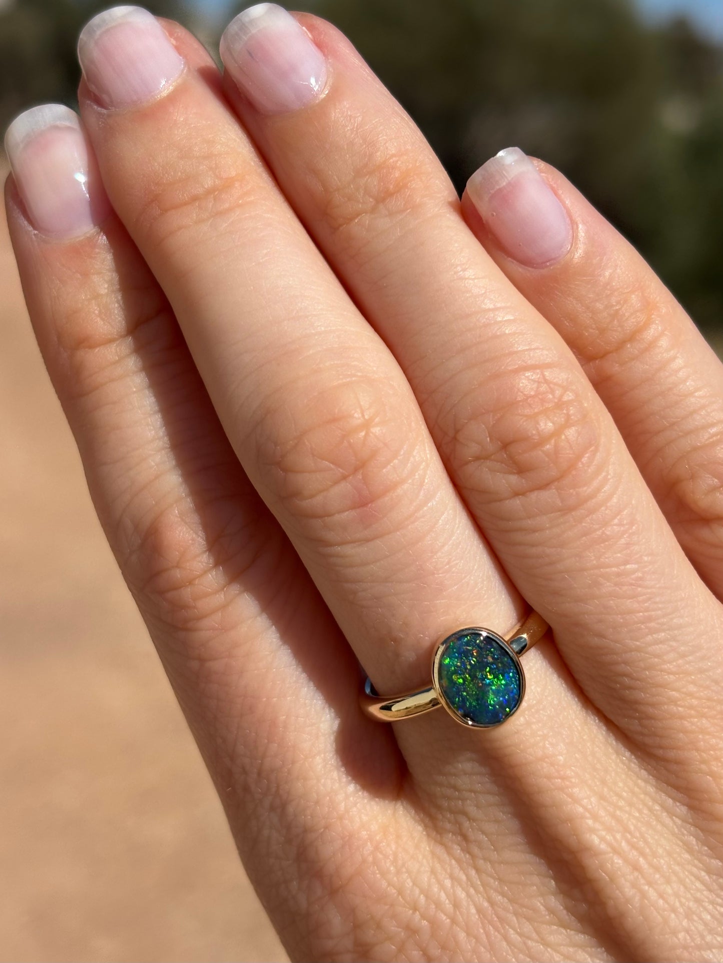 Starry Night Ring - 14k Size 6.75, N