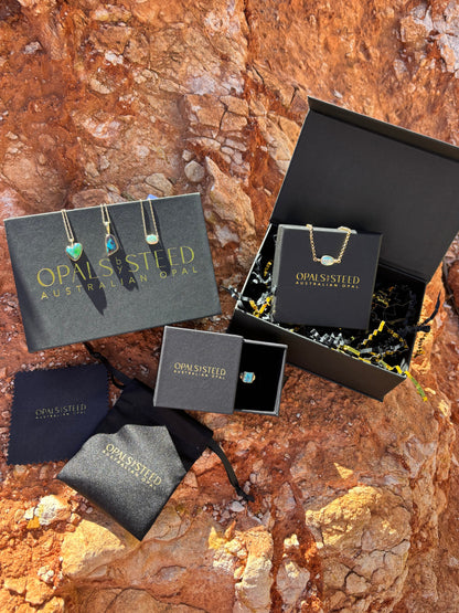 White Confetti Studs -  Sterling Silver