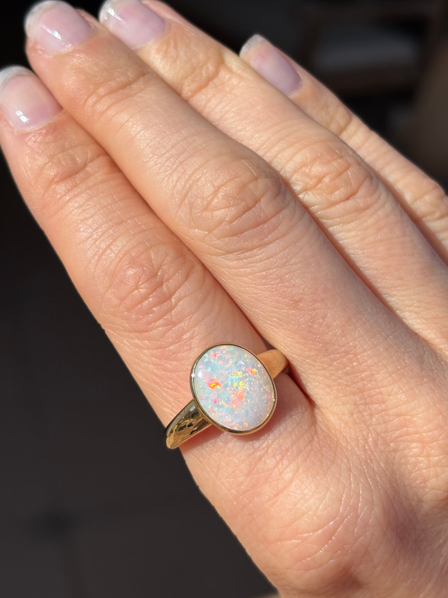 White Haven Ring - 9K Size 8.75, R