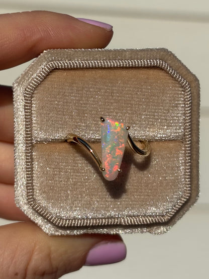 Rainbow Pop Ring - 9k, Size 9, R 1/2