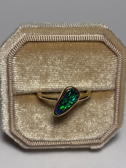 Kakadu Ring - 14k, Size 7.75, P