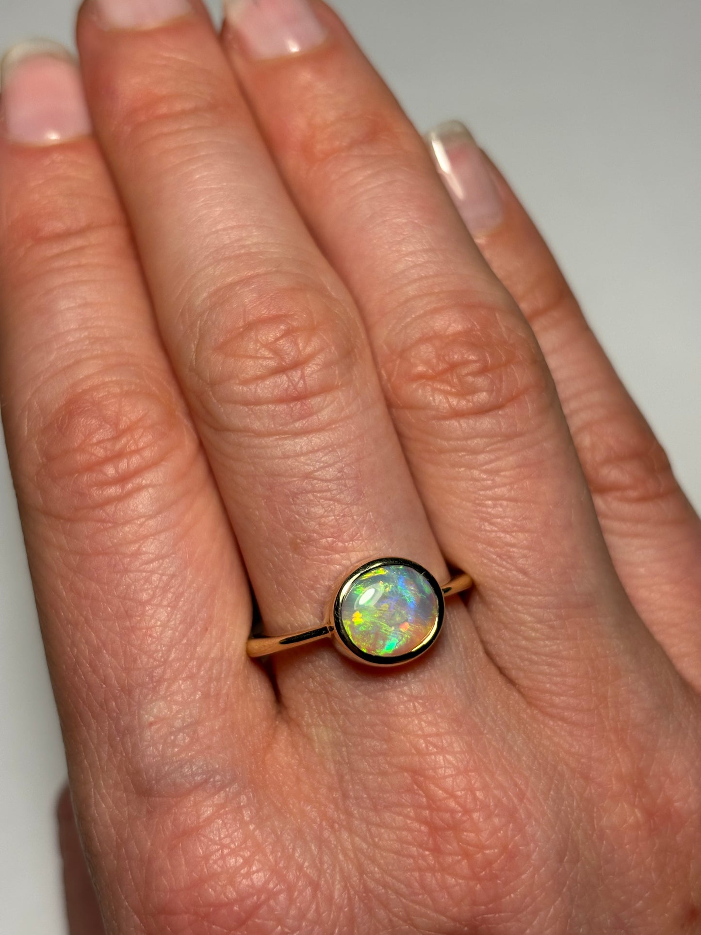 East West Ring - 14k Size 7.5, P