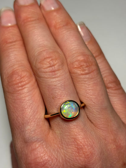 East West Ring - 14k Size 7.5, P