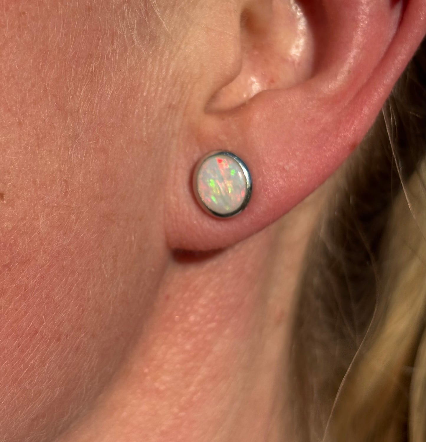 Barbie Pink Earrings -  Sterling Silver