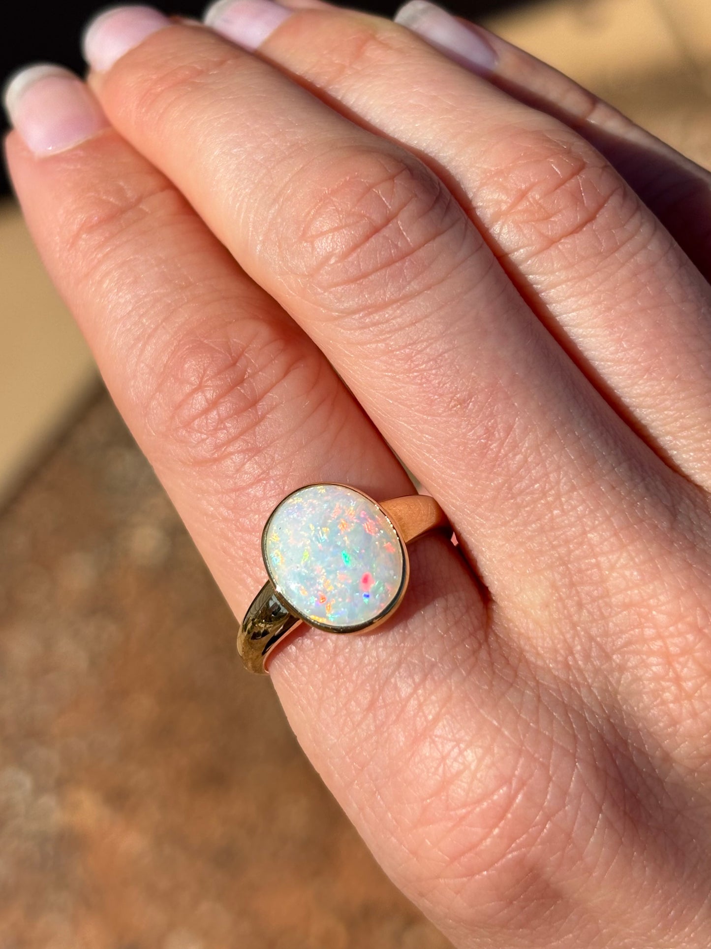 White Haven Ring - 9K Size 8.75, R