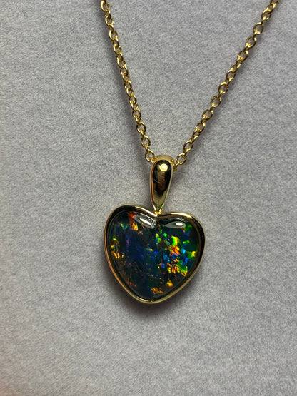 Heart of Gold Pendant - 9k