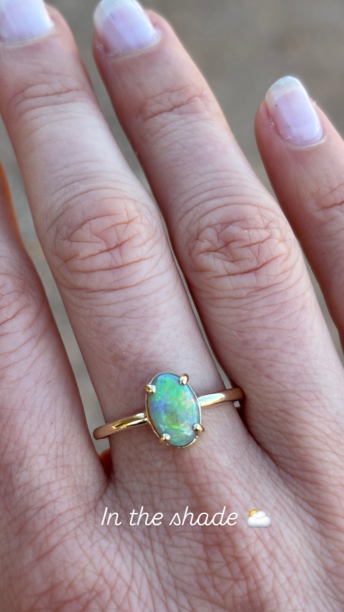 Golden Blaze Ring - 14k Size 7.75, P