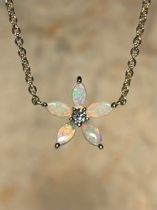 Jasmine Necklace - 9k