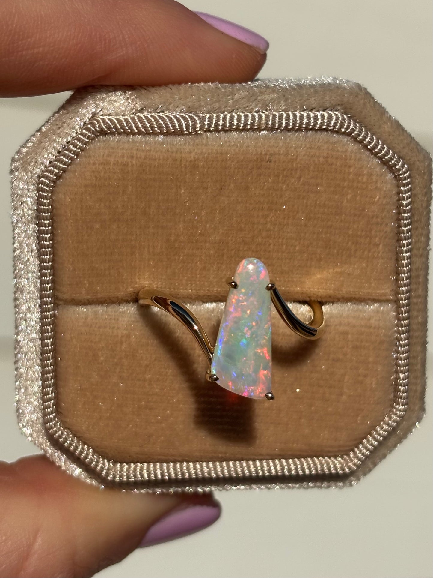 Rainbow Pop Ring - 9k, Size 9, R 1/2