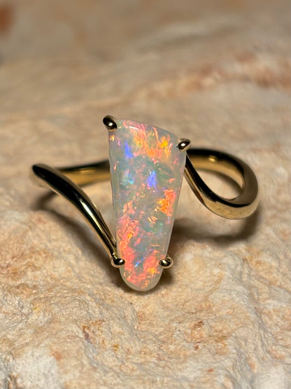 Rainbow Pop Ring - 9k, Size 9, R 1/2