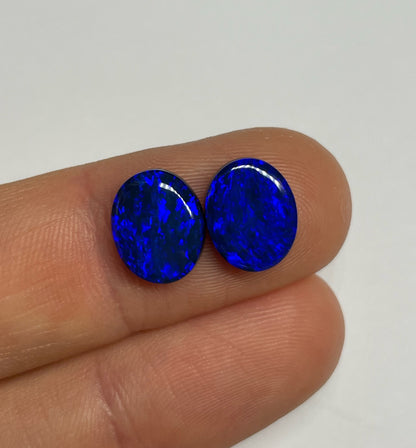 4.9ct Opal Doublet Pair