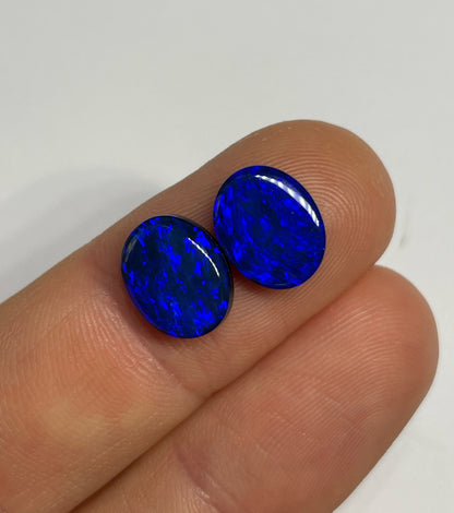 4.9ct Opal Doublet Pair