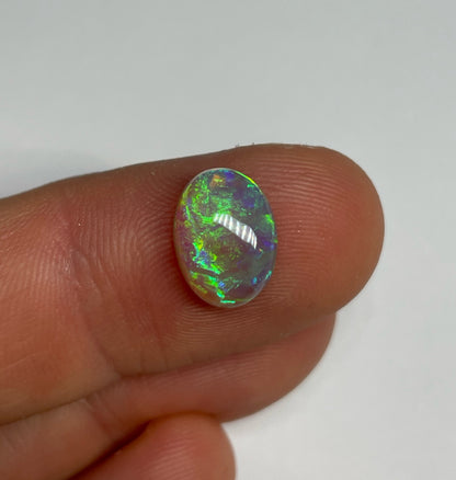 2.6ct Lightning Ridge Black Crystal Opal