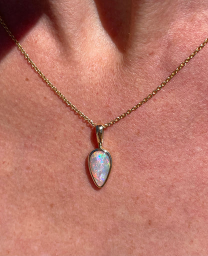 Double Vision Pendant - 14k