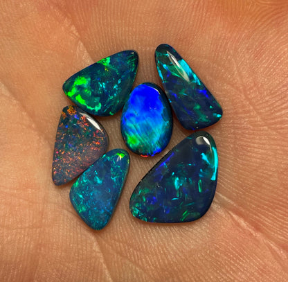 6 Piece Opal Doublet Parcel