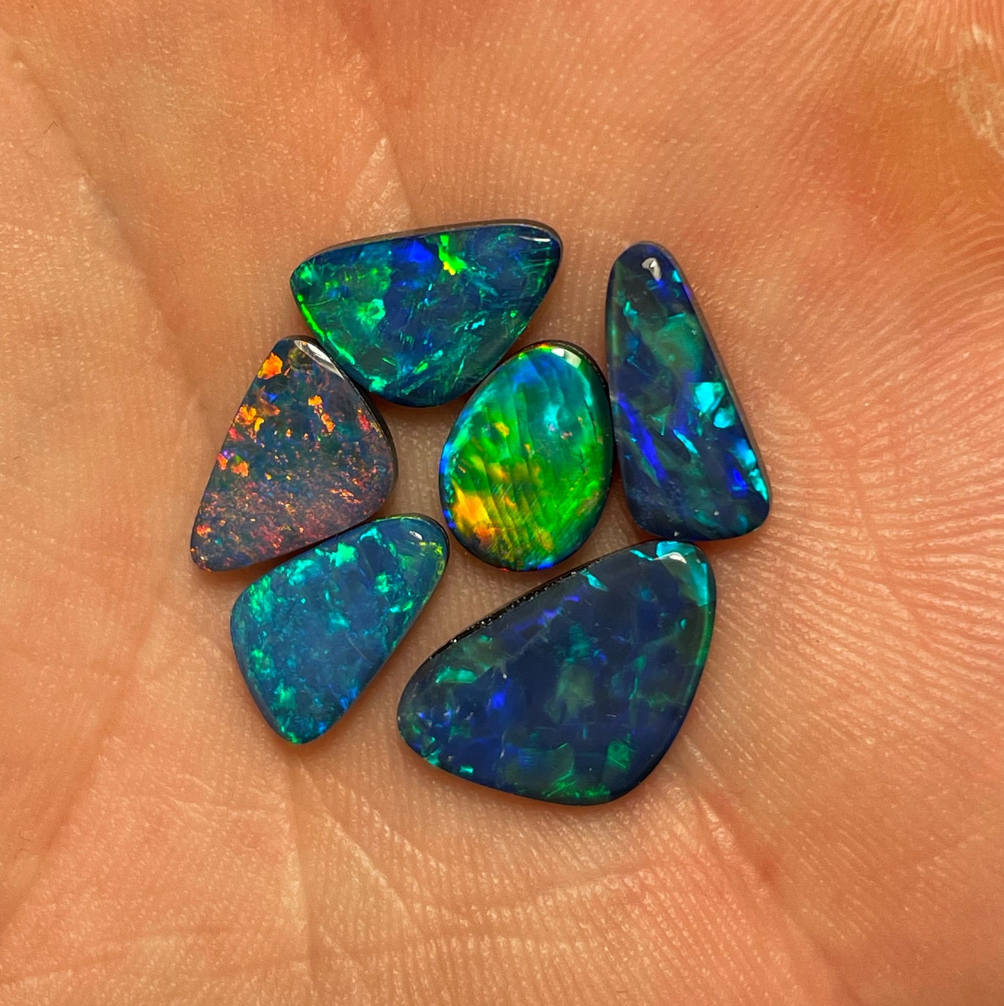 6 Piece Opal Doublet Parcel