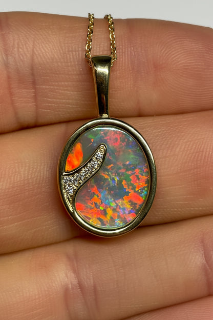Inferno Necklace - 14k