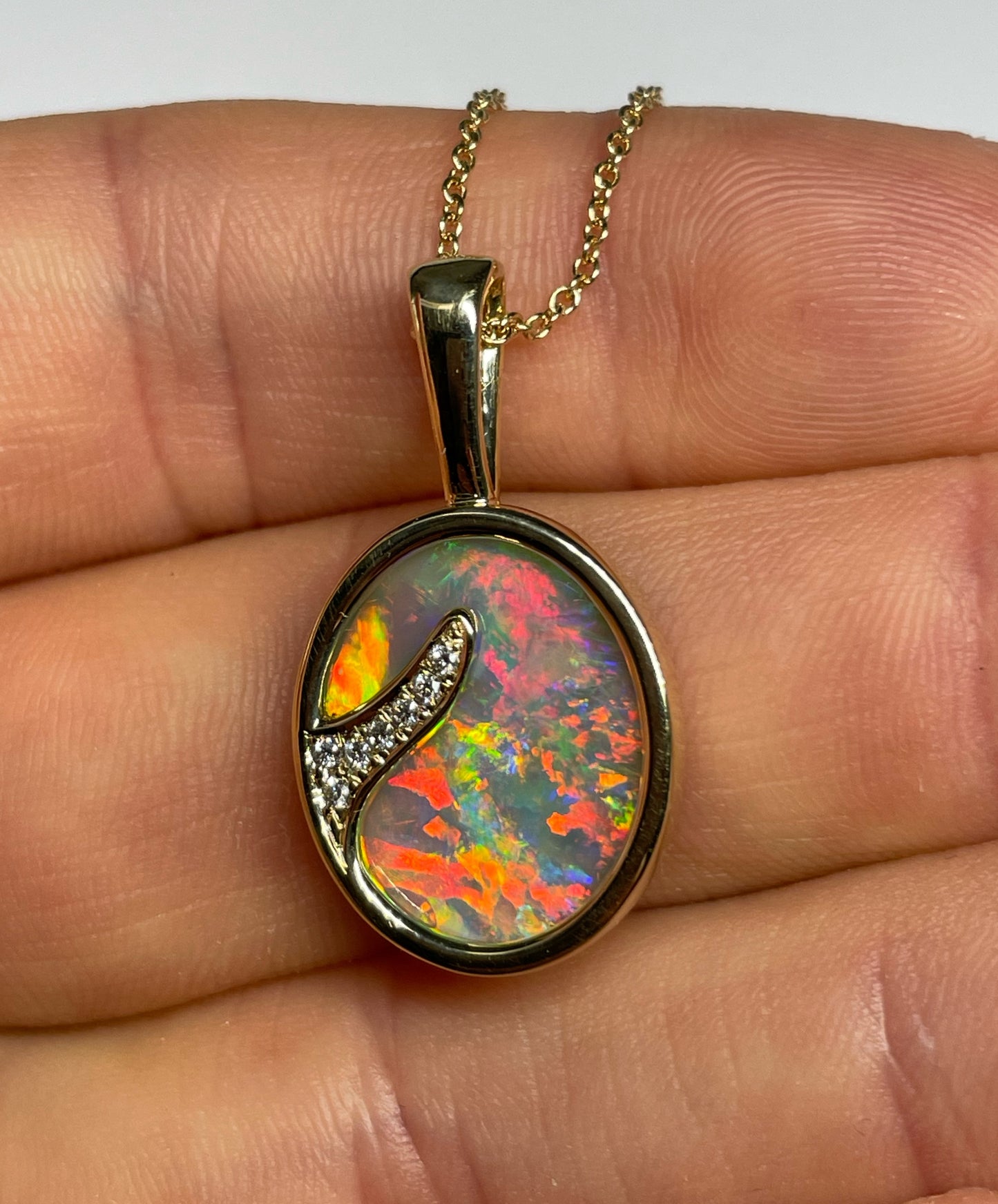 Inferno Necklace - 14k