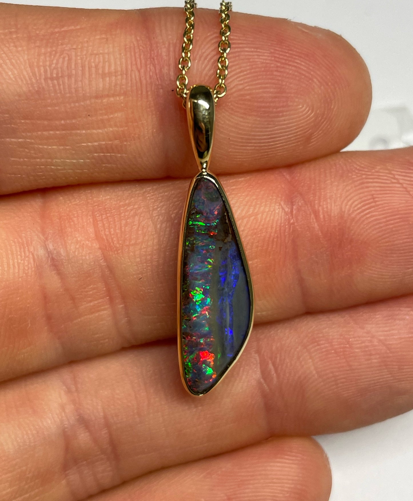 Celestial Drop Pendant - 9k