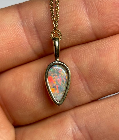 Double Vision Pendant - 14k