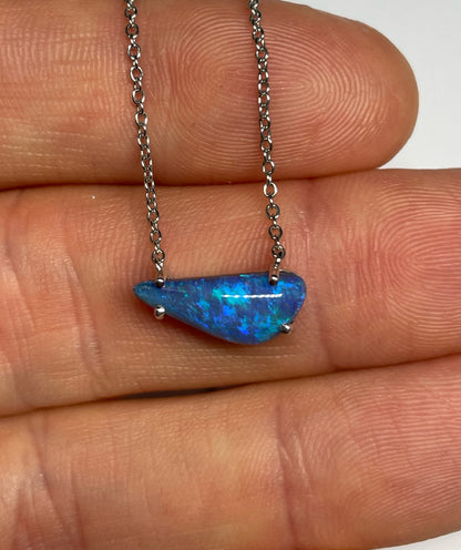 Blue Lagoon Necklace - Sterling Silver