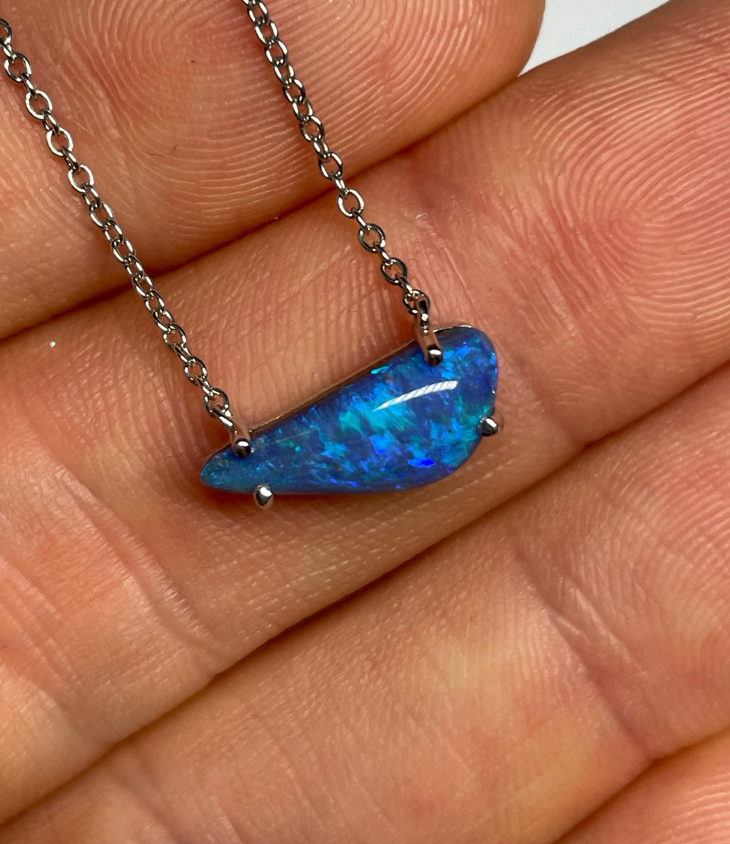 Blue Lagoon Necklace - Sterling Silver