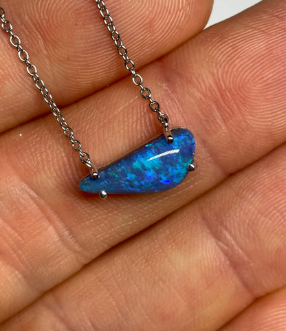 Blue Lagoon Necklace - Sterling Silver