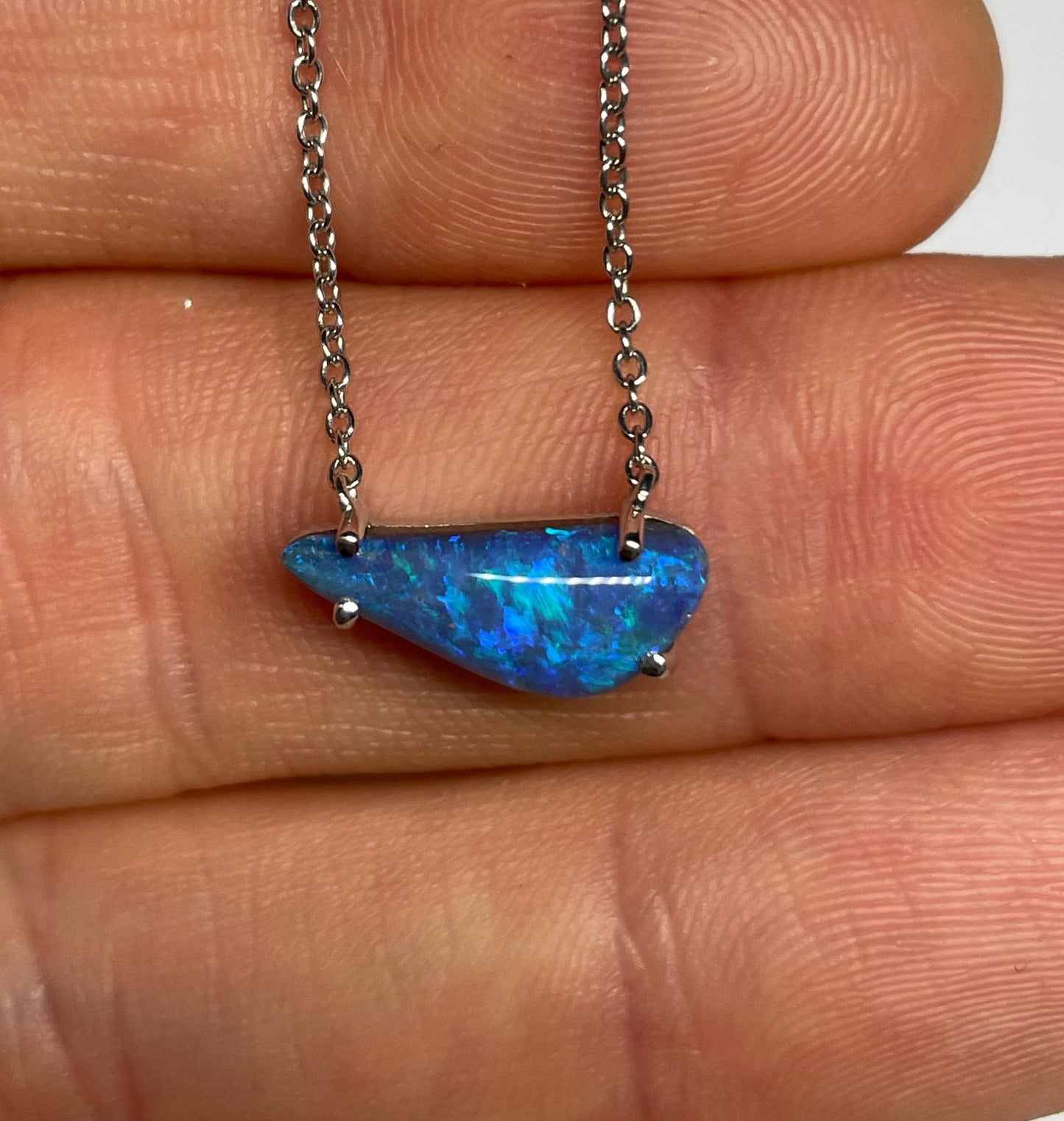 Blue Lagoon Necklace - Sterling Silver