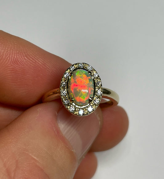 Vow of Fire Ring - 14k Size 6.5, M