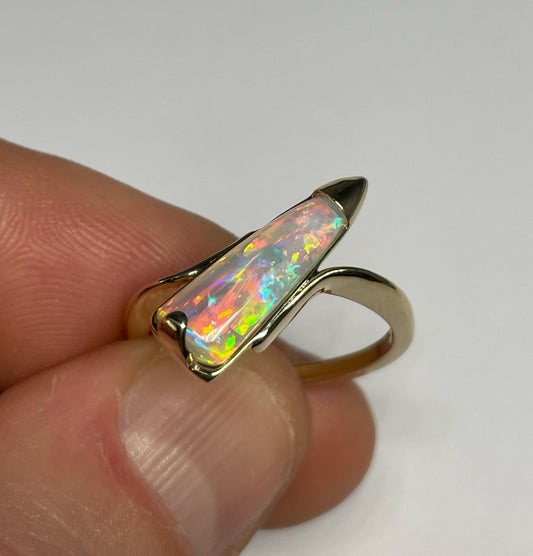 Candy Cane Ring - 14k Size 7.25, O