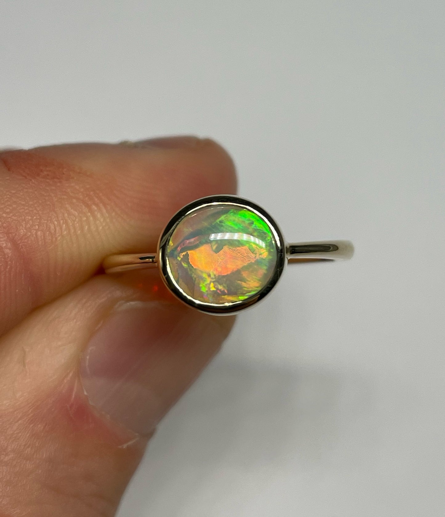 East West Ring - 14k Size 7.5, P