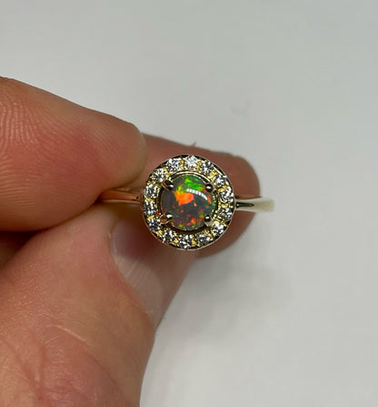 Eternal Halo Ring - 14k Size 7, O