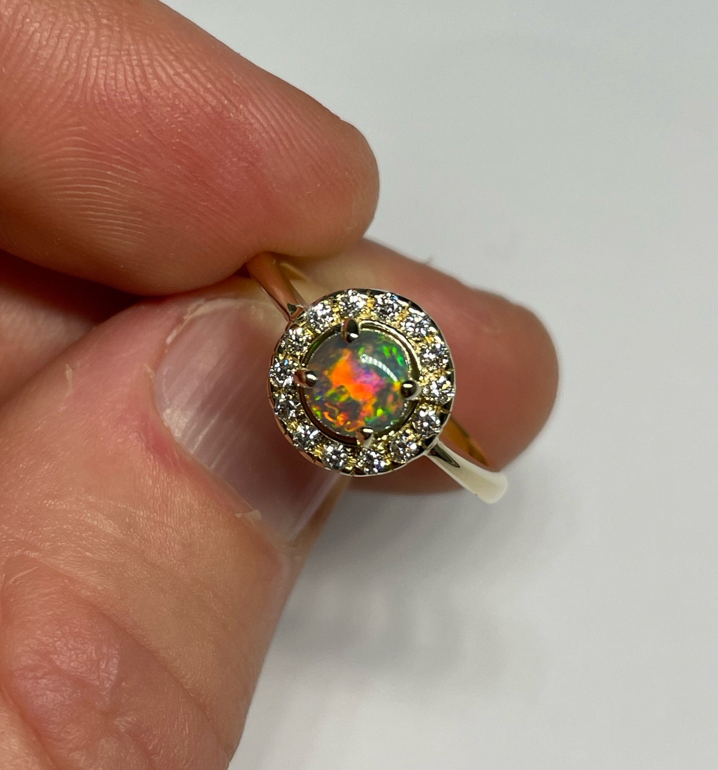 Eternal Halo Ring - 14k Size 7, O