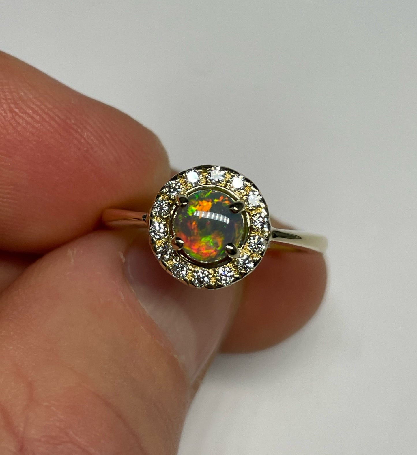 Eternal Halo Ring - 14k Size 7, O