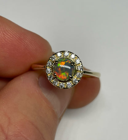 Eternal Halo Ring - 14k Size 7, O