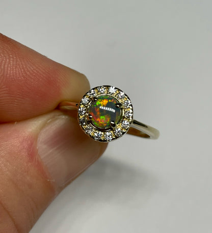 Eternal Halo Ring - 14k Size 7, O