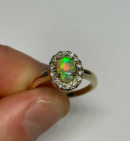 Golden Aura Ring - 14k Size 6.25, M