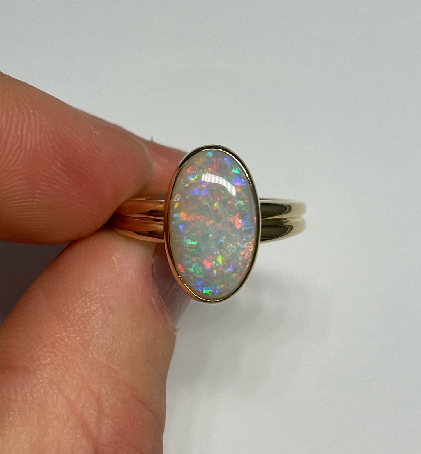 Opal Daydream Ring - 9K Size 9.5, S 1/2