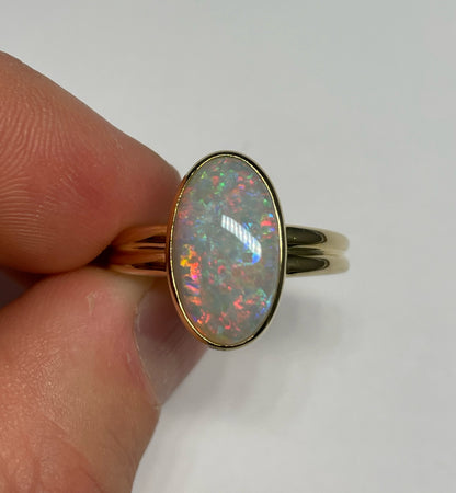 Opal Daydream Ring - 9K Size 9.5, S 1/2