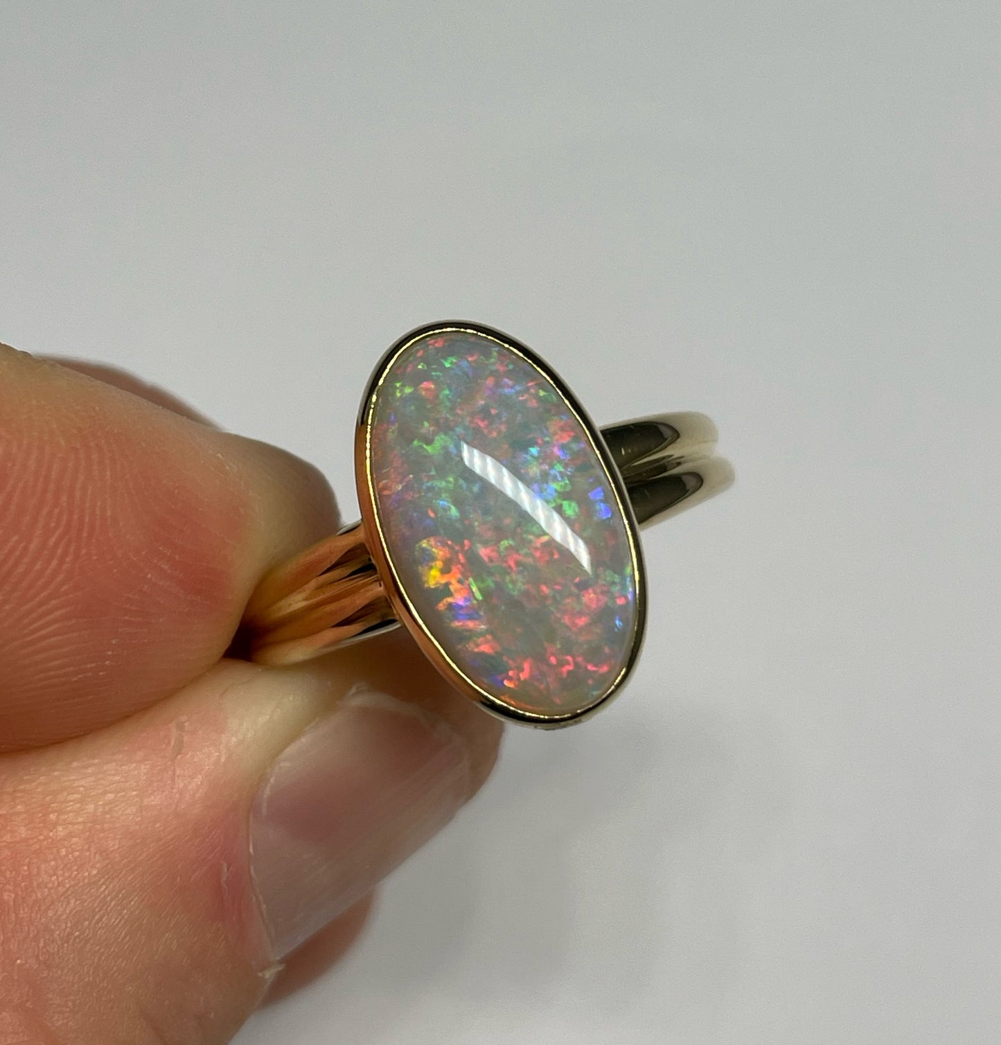 Opal Daydream Ring - 9K Size 9.5, S 1/2