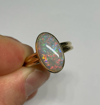 Opal Daydream Ring - 9K Size 9.5, S 1/2