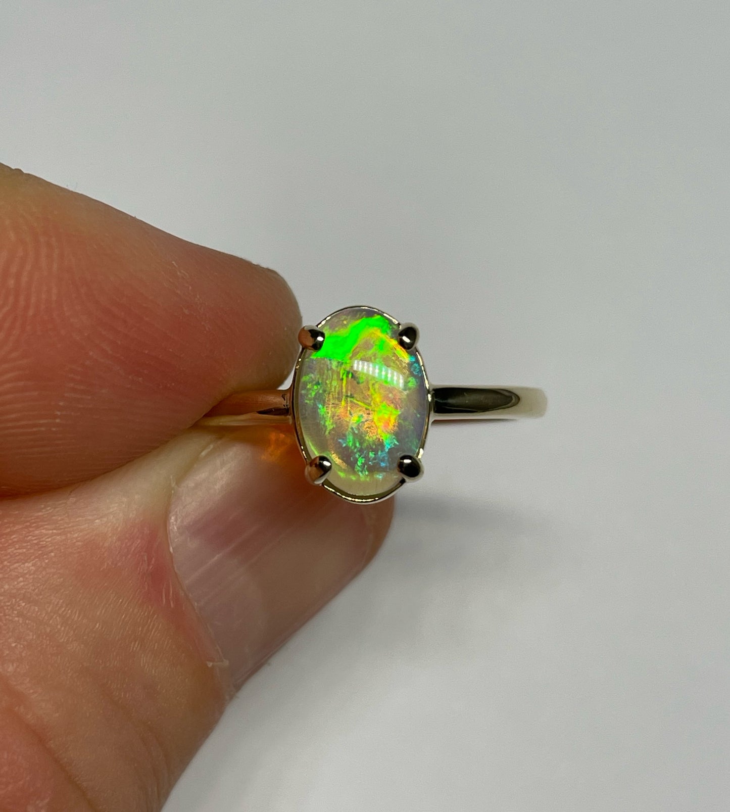 Golden Forest Ring - 14k Size 6.75, N