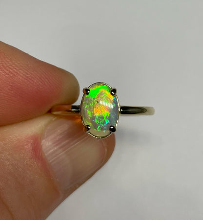 Golden Forest Ring - 14k Size 6.75, N