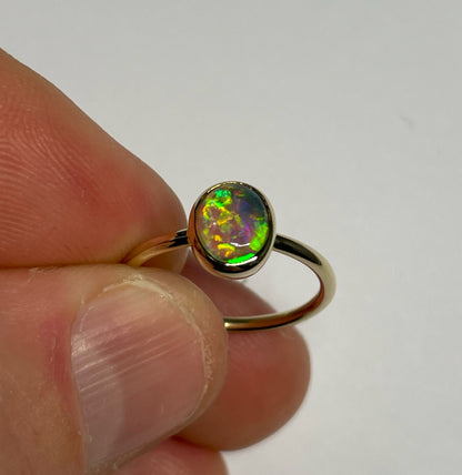 Crystal Magic Ring - 9k Size 4.75, J