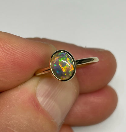 Crystal Magic Ring - 9k Size 4.75, J