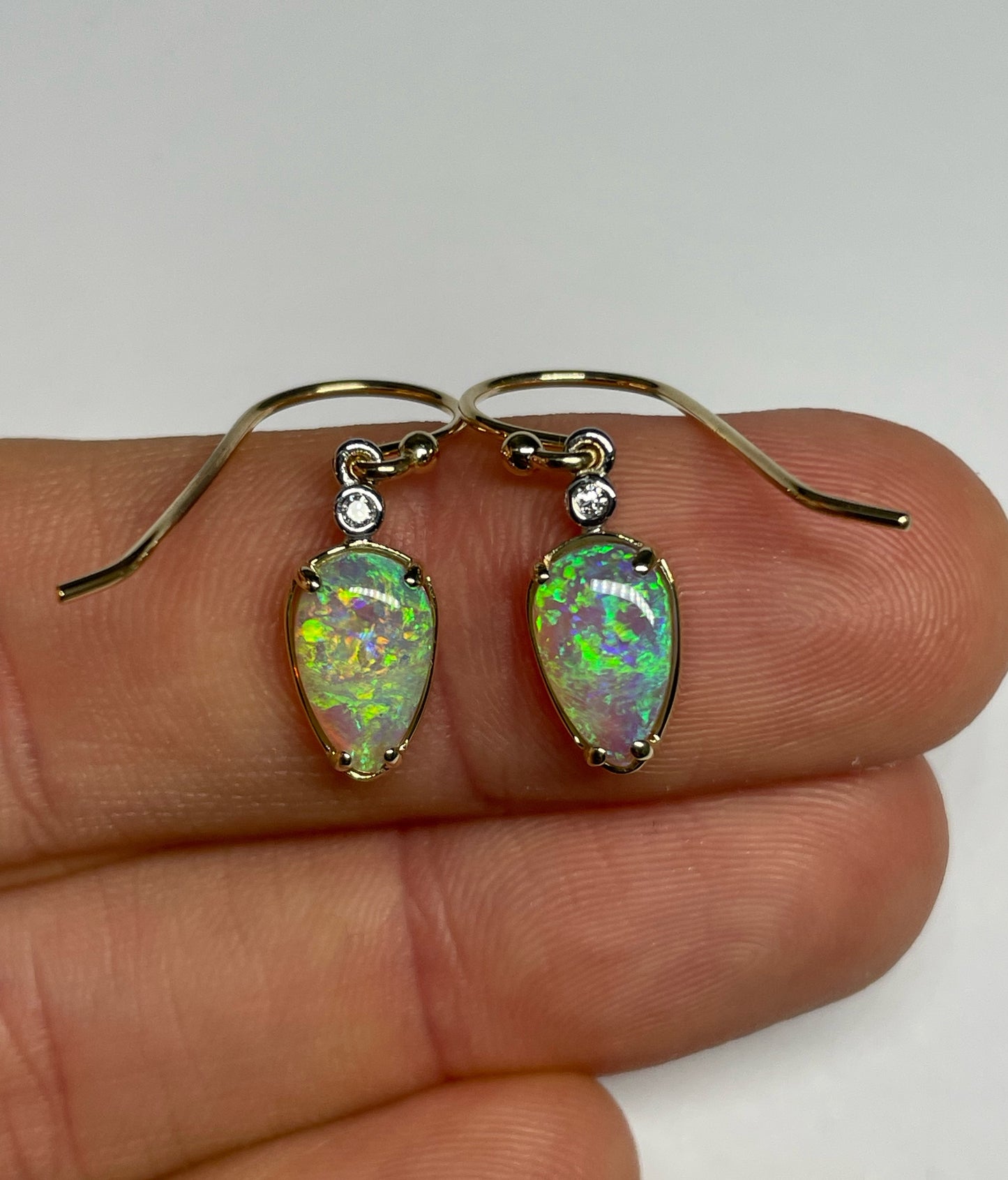 Lumière Drop Earrings - 14k