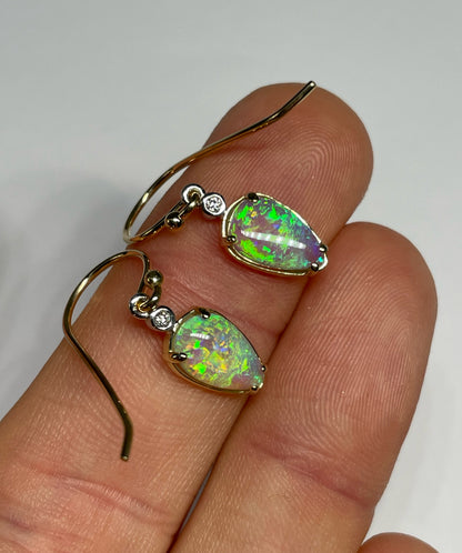 Lumière Drop Earrings - 14k