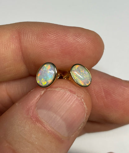 Sunny Stud Earrings - 9k